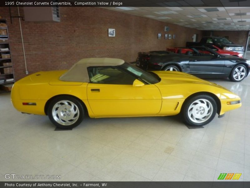  1995 Corvette Convertible Competition Yellow