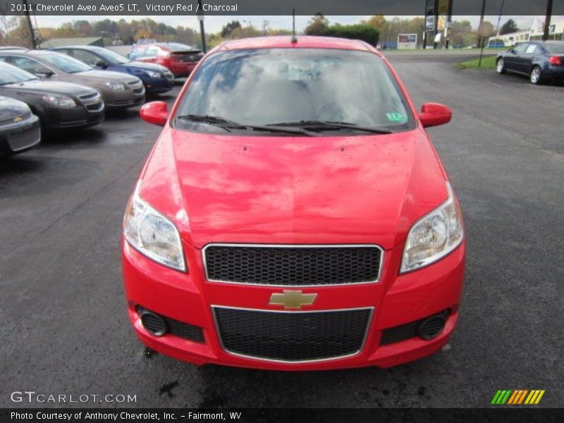Victory Red / Charcoal 2011 Chevrolet Aveo Aveo5 LT