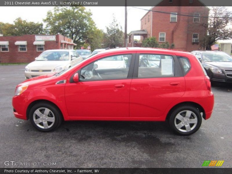Victory Red / Charcoal 2011 Chevrolet Aveo Aveo5 LT