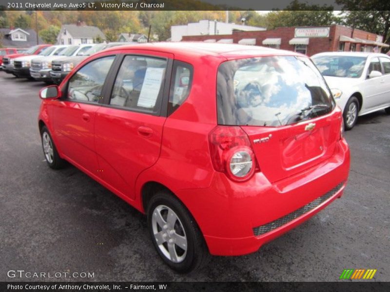 Victory Red / Charcoal 2011 Chevrolet Aveo Aveo5 LT