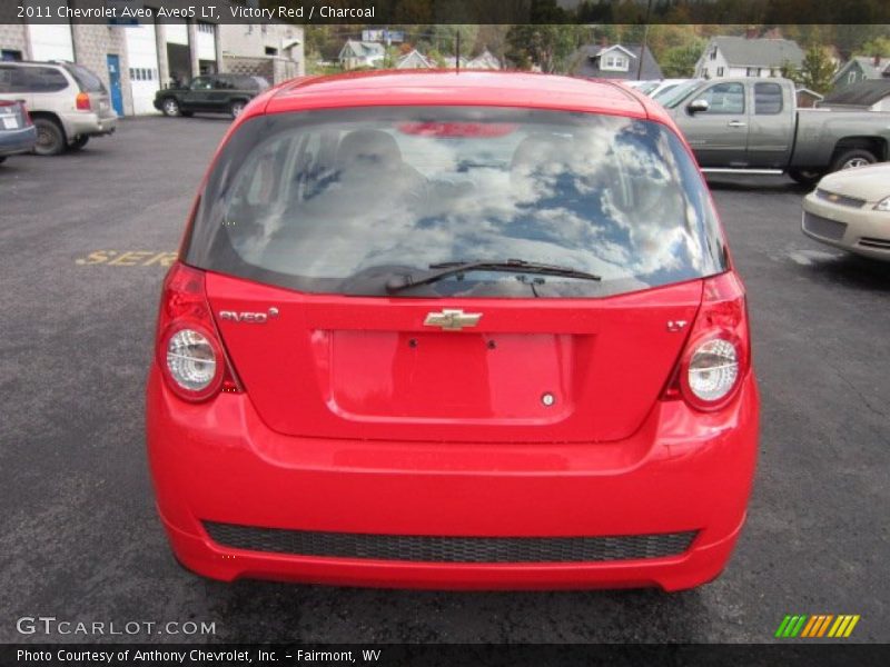 Victory Red / Charcoal 2011 Chevrolet Aveo Aveo5 LT