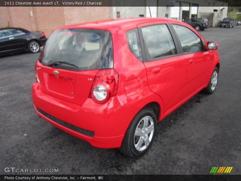Victory Red / Charcoal 2011 Chevrolet Aveo Aveo5 LT