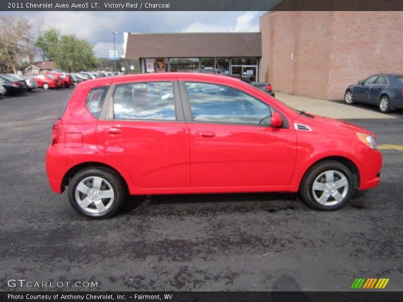 Victory Red / Charcoal 2011 Chevrolet Aveo Aveo5 LT
