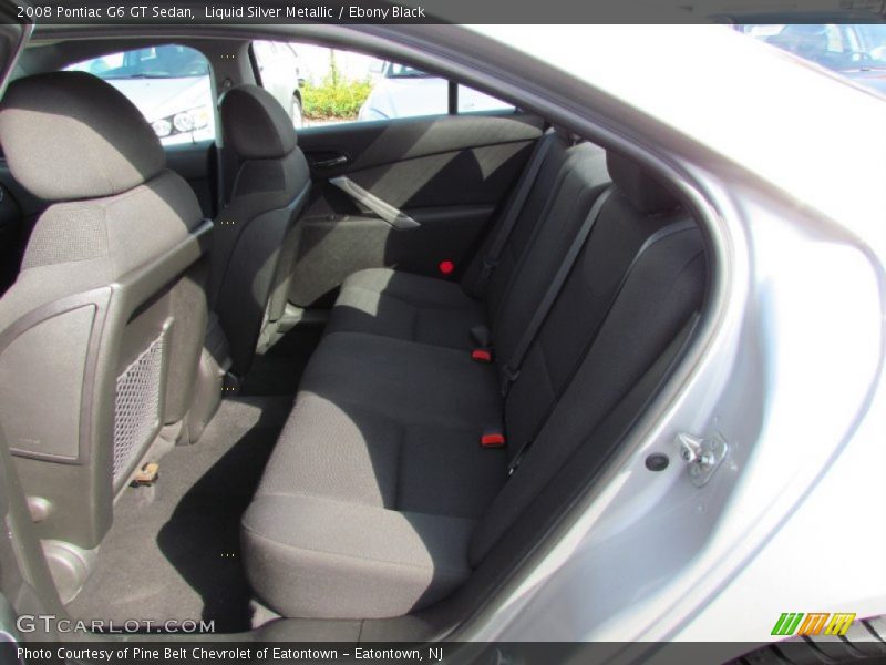 Liquid Silver Metallic / Ebony Black 2008 Pontiac G6 GT Sedan