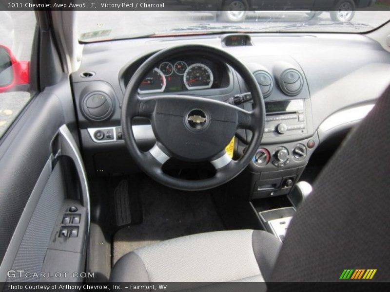 Victory Red / Charcoal 2011 Chevrolet Aveo Aveo5 LT