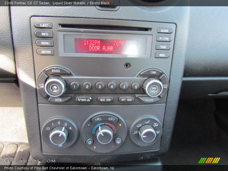Liquid Silver Metallic / Ebony Black 2008 Pontiac G6 GT Sedan