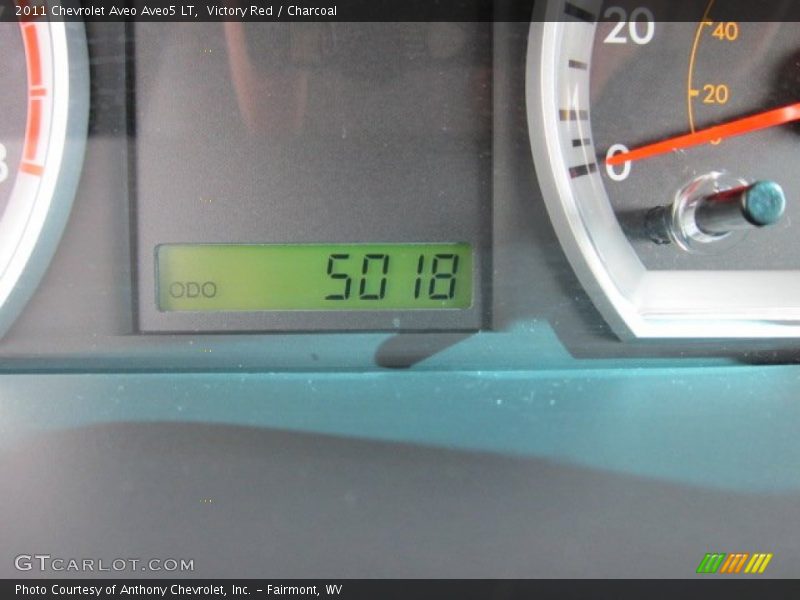 Victory Red / Charcoal 2011 Chevrolet Aveo Aveo5 LT