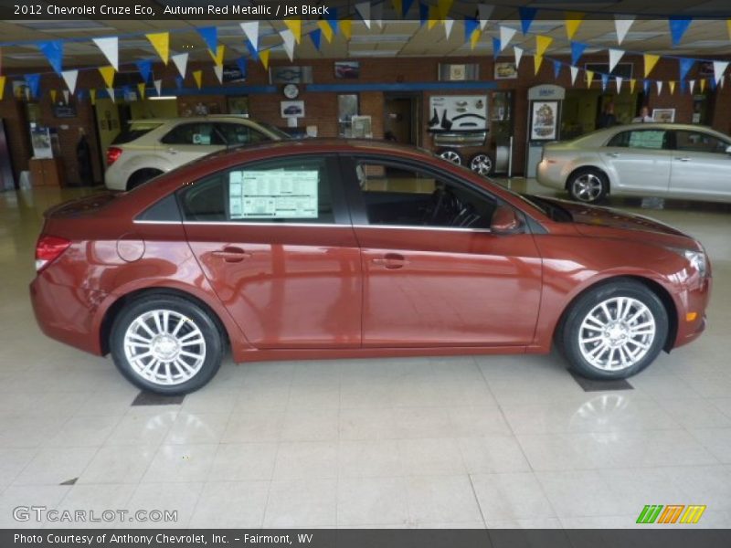 Autumn Red Metallic / Jet Black 2012 Chevrolet Cruze Eco