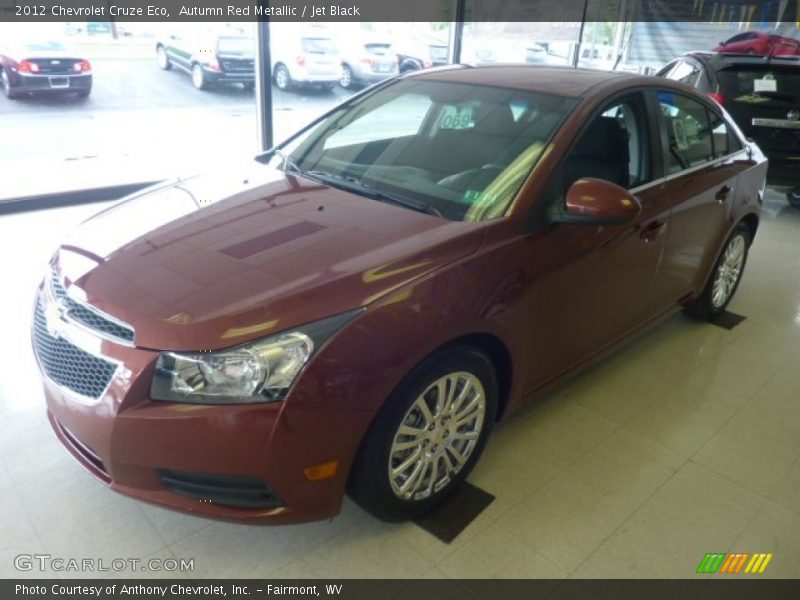 Autumn Red Metallic / Jet Black 2012 Chevrolet Cruze Eco