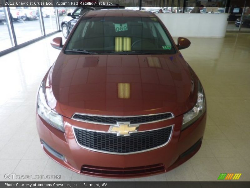 Autumn Red Metallic / Jet Black 2012 Chevrolet Cruze Eco