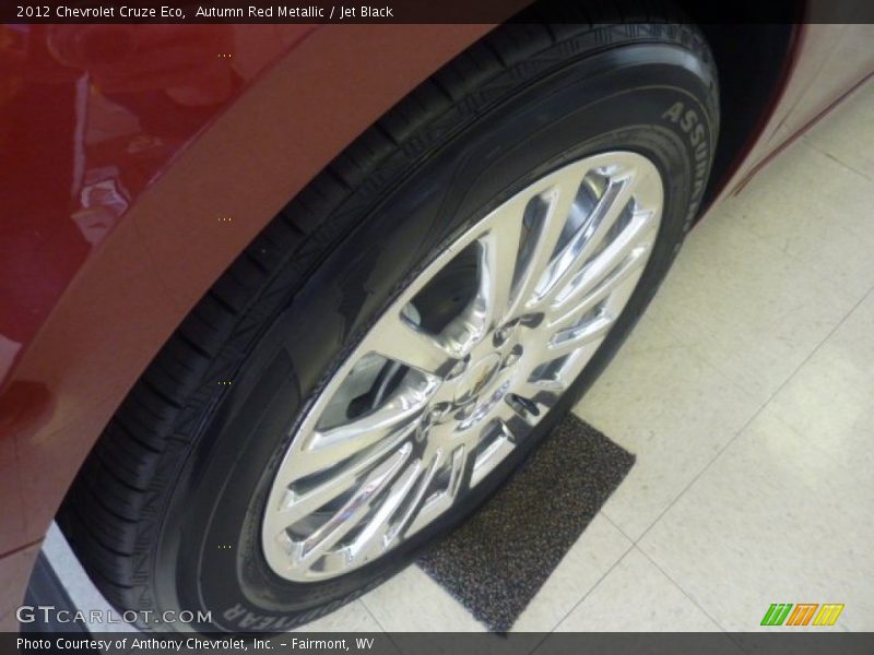 Autumn Red Metallic / Jet Black 2012 Chevrolet Cruze Eco
