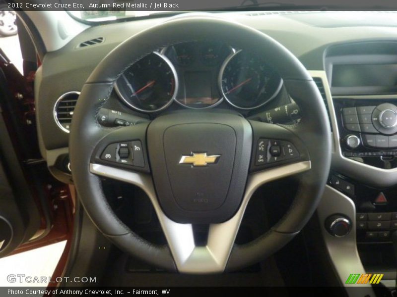 Autumn Red Metallic / Jet Black 2012 Chevrolet Cruze Eco