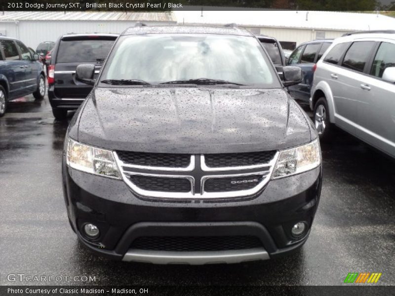 Brilliant Black Crystal Pearl / Black 2012 Dodge Journey SXT