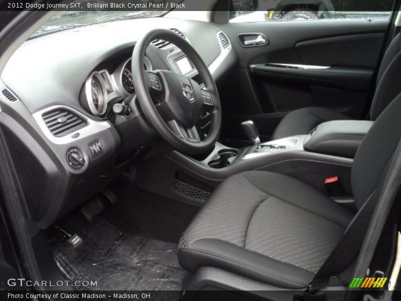  2012 Journey SXT Black Interior