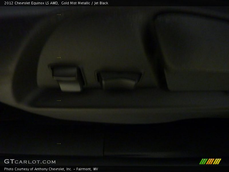 Gold Mist Metallic / Jet Black 2012 Chevrolet Equinox LS AWD
