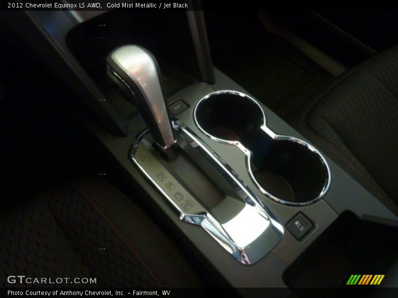 Gold Mist Metallic / Jet Black 2012 Chevrolet Equinox LS AWD