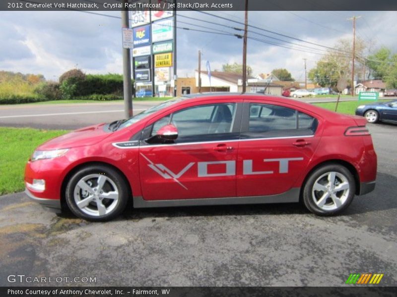 Crystal Red Tintcoat / Jet Black/Dark Accents 2012 Chevrolet Volt Hatchback