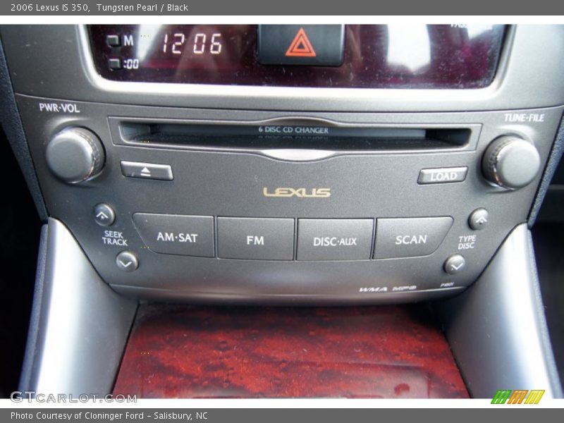 Tungsten Pearl / Black 2006 Lexus IS 350