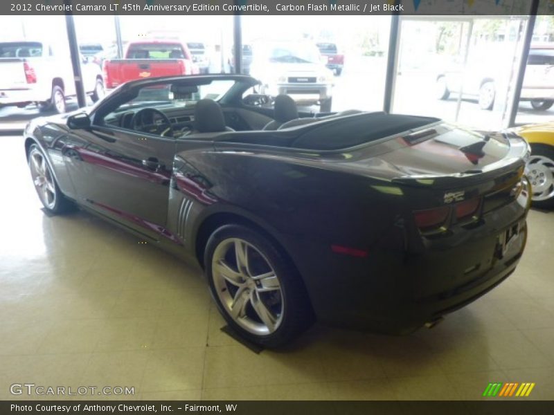 Carbon Flash Metallic / Jet Black 2012 Chevrolet Camaro LT 45th Anniversary Edition Convertible