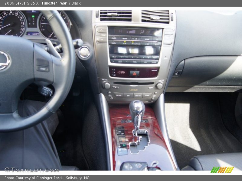Tungsten Pearl / Black 2006 Lexus IS 350