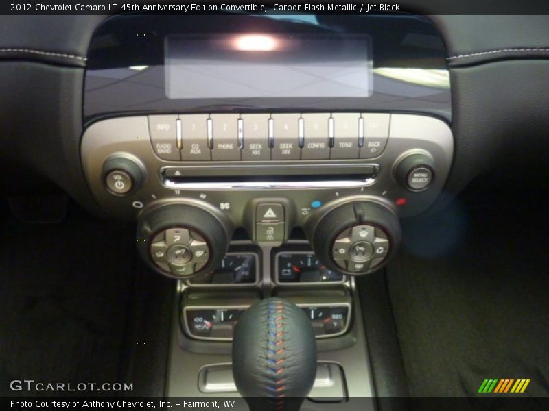 Controls of 2012 Camaro LT 45th Anniversary Edition Convertible