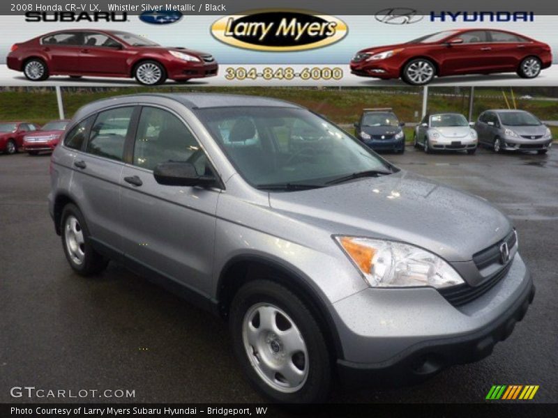 Whistler Silver Metallic / Black 2008 Honda CR-V LX