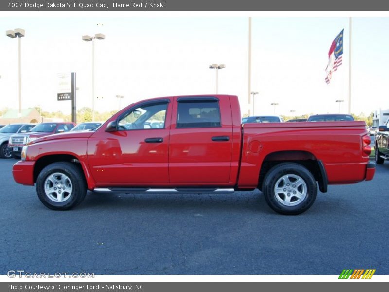  2007 Dakota SLT Quad Cab Flame Red