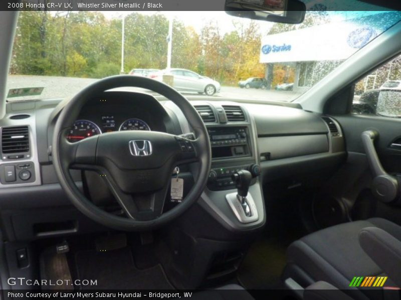 Whistler Silver Metallic / Black 2008 Honda CR-V LX