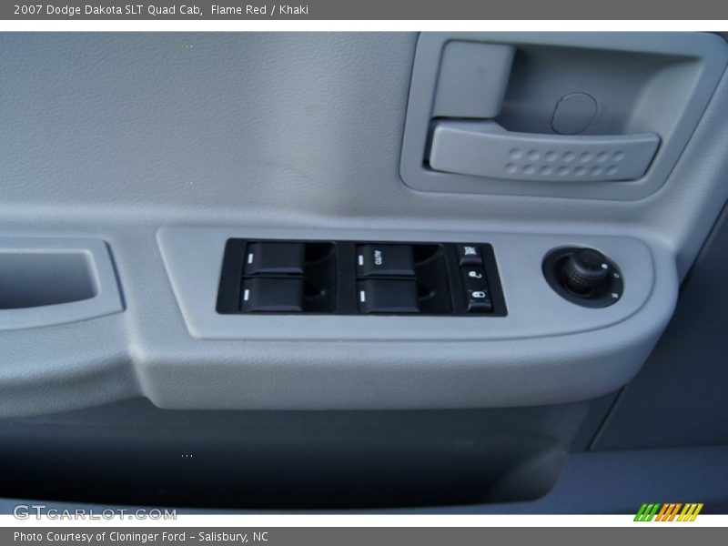 Flame Red / Khaki 2007 Dodge Dakota SLT Quad Cab