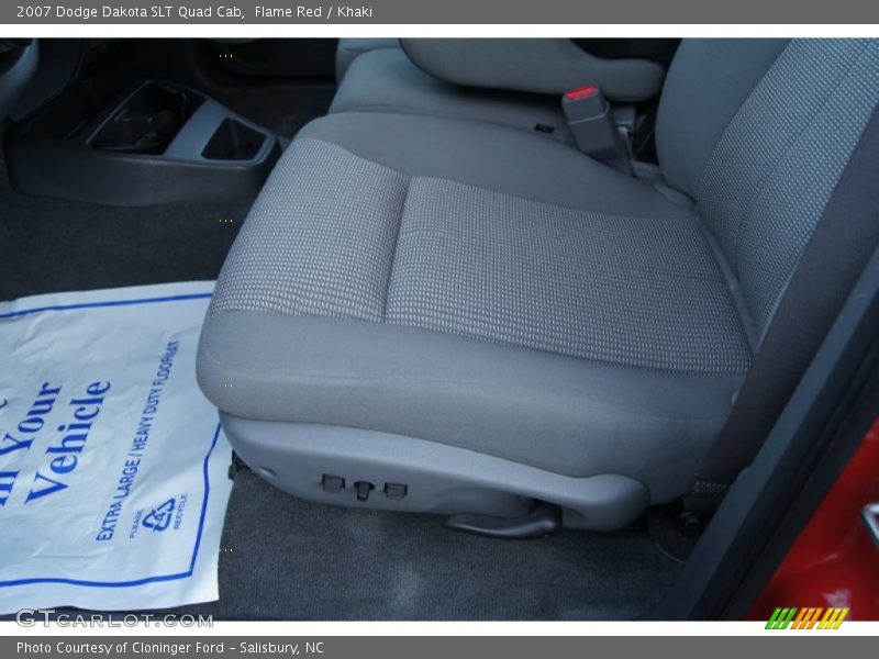Flame Red / Khaki 2007 Dodge Dakota SLT Quad Cab