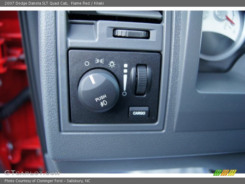 Flame Red / Khaki 2007 Dodge Dakota SLT Quad Cab