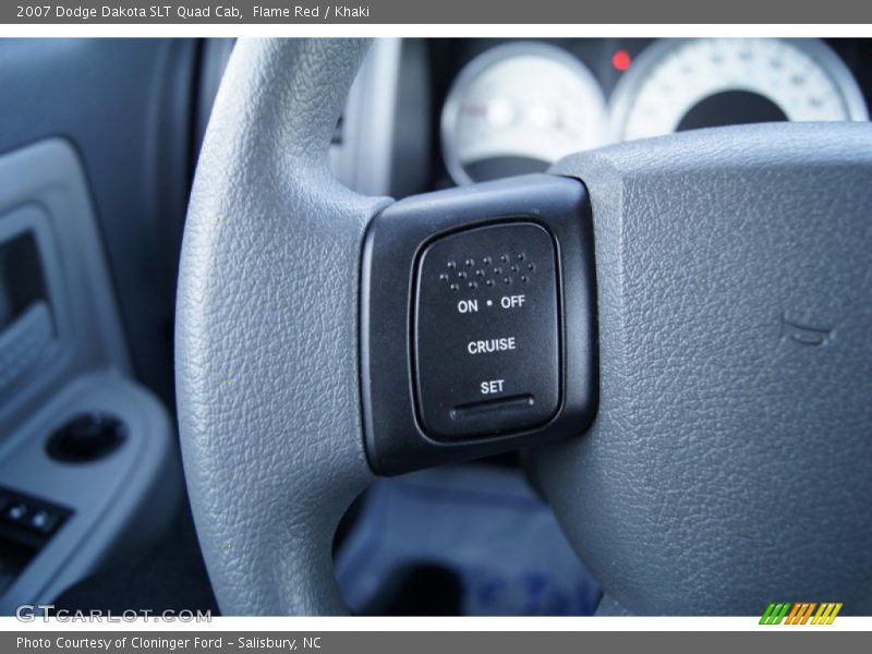Flame Red / Khaki 2007 Dodge Dakota SLT Quad Cab