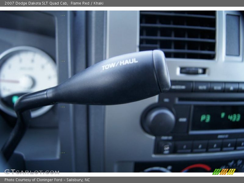 Flame Red / Khaki 2007 Dodge Dakota SLT Quad Cab