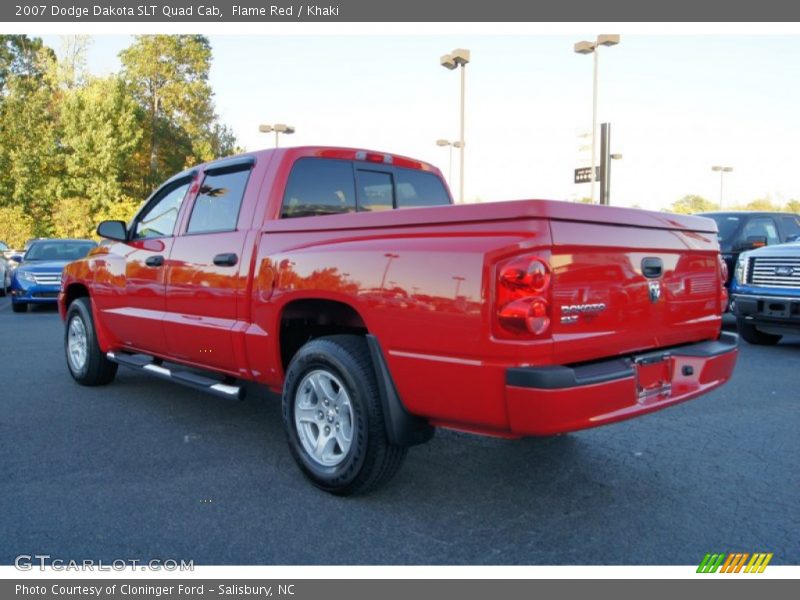  2007 Dakota SLT Quad Cab Flame Red
