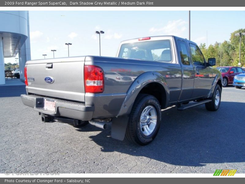 Dark Shadow Grey Metallic / Medium Dark Flint 2009 Ford Ranger Sport SuperCab