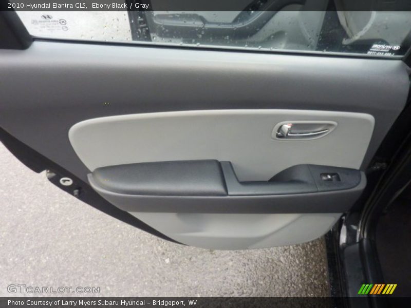 Ebony Black / Gray 2010 Hyundai Elantra GLS