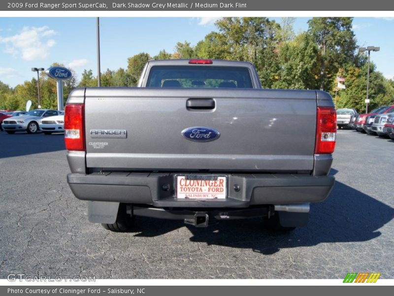 Dark Shadow Grey Metallic / Medium Dark Flint 2009 Ford Ranger Sport SuperCab