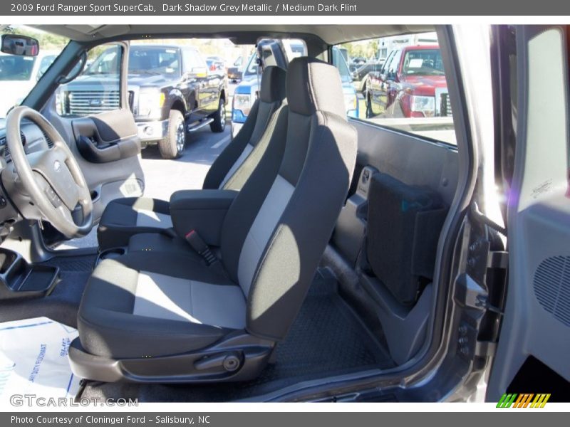 Dark Shadow Grey Metallic / Medium Dark Flint 2009 Ford Ranger Sport SuperCab