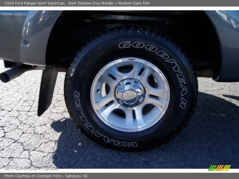 Dark Shadow Grey Metallic / Medium Dark Flint 2009 Ford Ranger Sport SuperCab