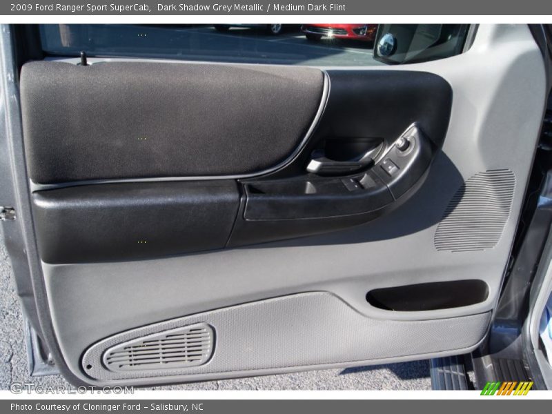 Dark Shadow Grey Metallic / Medium Dark Flint 2009 Ford Ranger Sport SuperCab