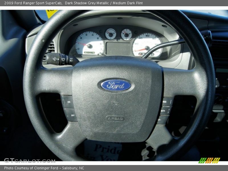 Dark Shadow Grey Metallic / Medium Dark Flint 2009 Ford Ranger Sport SuperCab