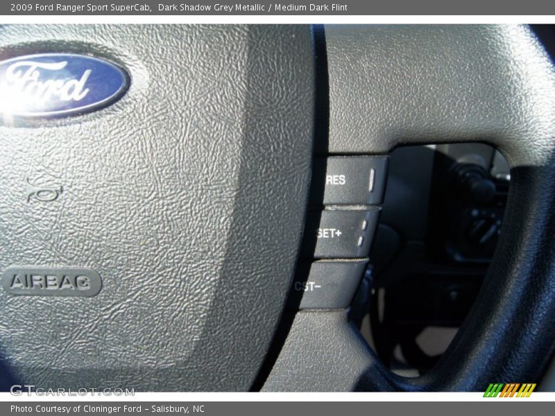 Dark Shadow Grey Metallic / Medium Dark Flint 2009 Ford Ranger Sport SuperCab