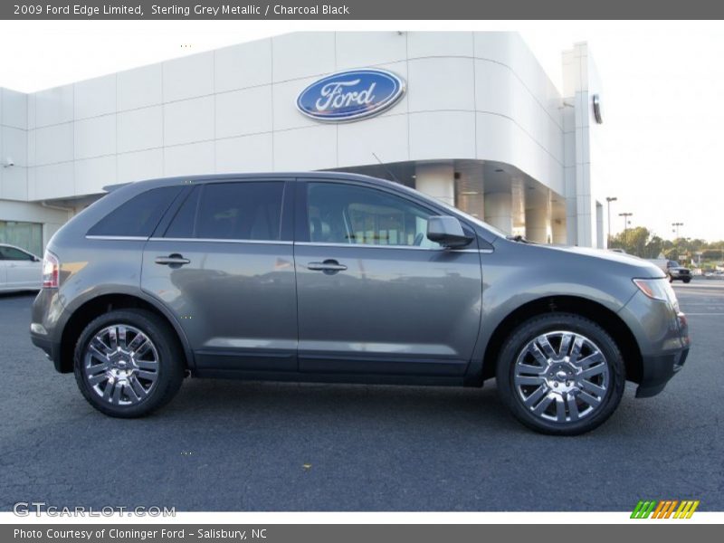 Sterling Grey Metallic / Charcoal Black 2009 Ford Edge Limited