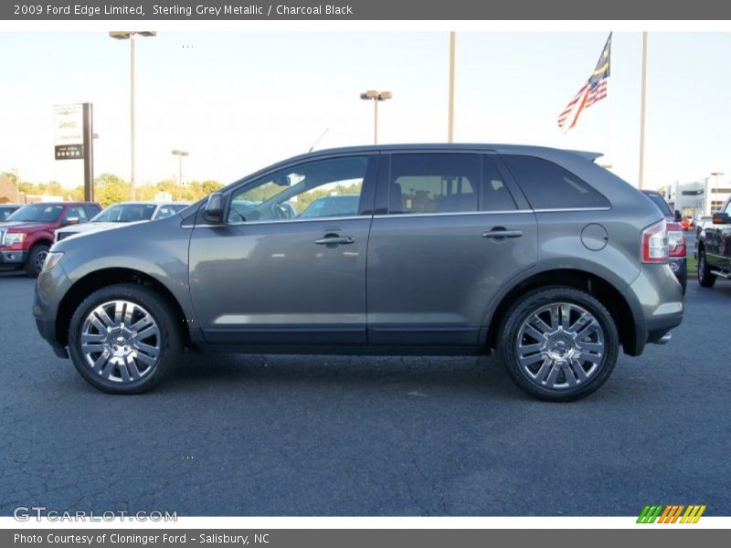 Sterling Grey Metallic / Charcoal Black 2009 Ford Edge Limited