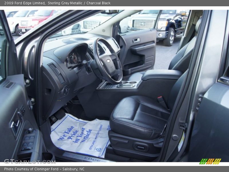 Sterling Grey Metallic / Charcoal Black 2009 Ford Edge Limited