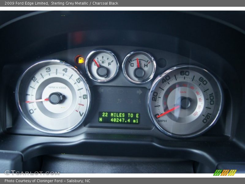 Sterling Grey Metallic / Charcoal Black 2009 Ford Edge Limited