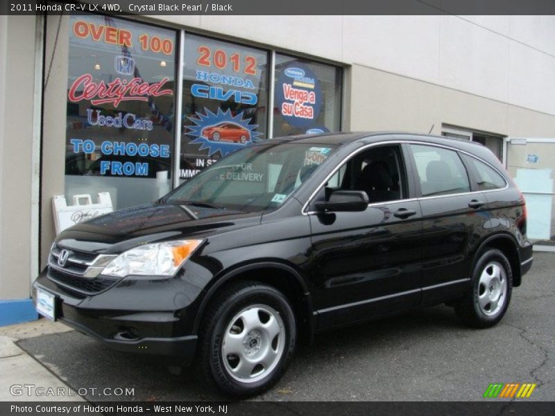 Crystal Black Pearl / Black 2011 Honda CR-V LX 4WD