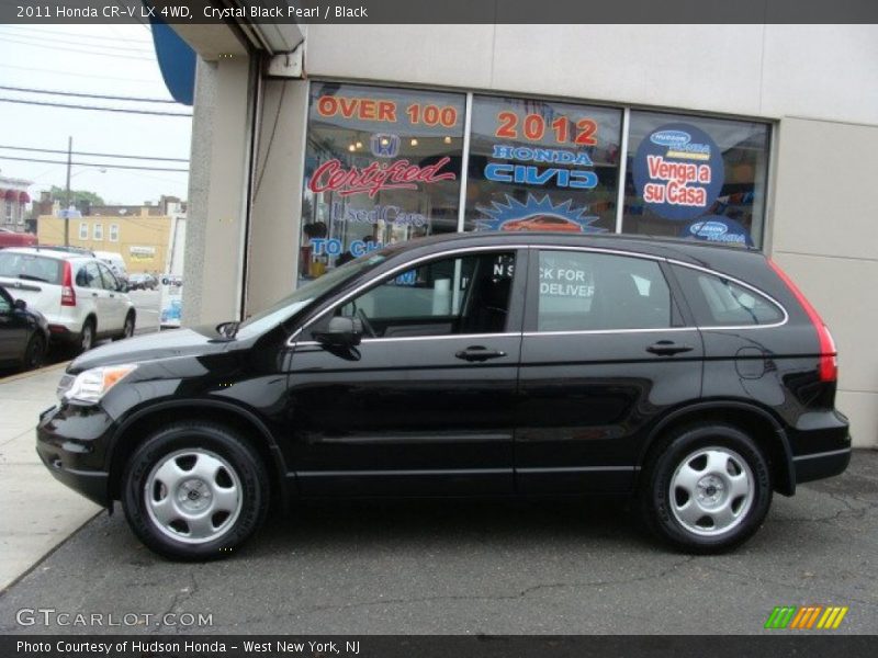 Crystal Black Pearl / Black 2011 Honda CR-V LX 4WD