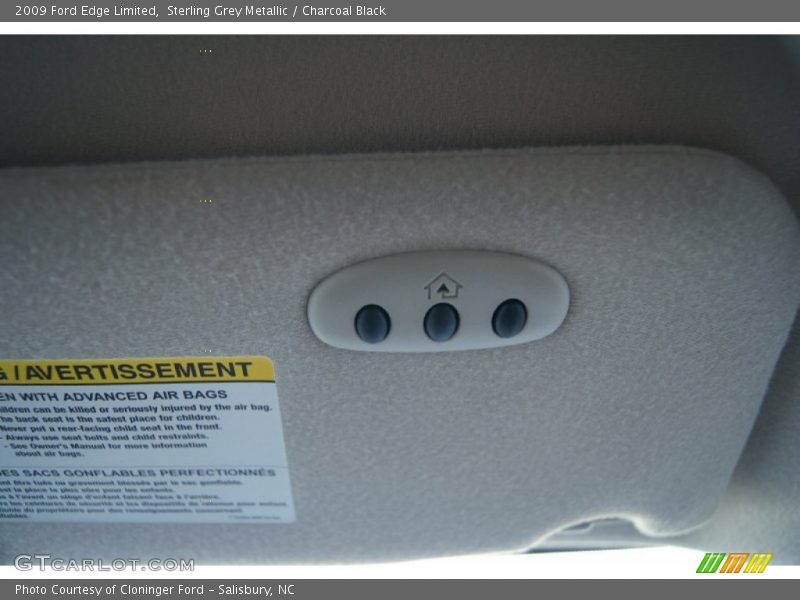 Sterling Grey Metallic / Charcoal Black 2009 Ford Edge Limited