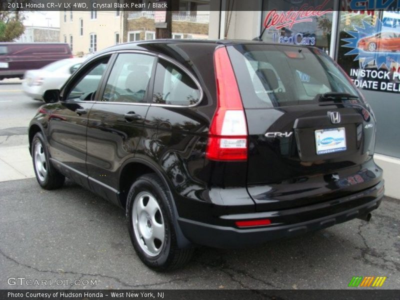 Crystal Black Pearl / Black 2011 Honda CR-V LX 4WD
